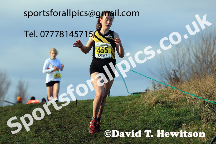 Womens under-17s and under-20s 2024 NECAA Cross Country Champs., Temple Park, South Shields. Photo: David T. Hewitson/Sports for All Pics